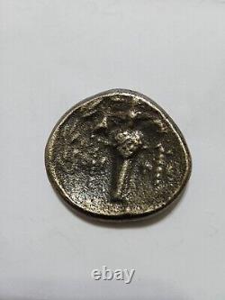 Greek Ancient Coin Athens Helmet Amforea Tetradrachm. Silver 835+. 17.4 Grams