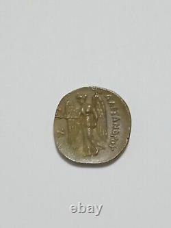 Greek Macedonia Ancient Coin Athens Victory Tetradrachm. Silver 835+. 5.8 Grams