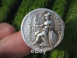 Greek silver coin Alexander the Great Tetradrachm 16.92 g, Lysimachus, 298-281BC