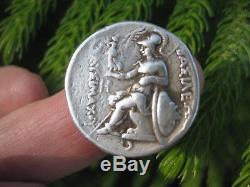Greek silver coin Alexander the Great Tetradrachm 16.92 g, Lysimachus, 298-281BC