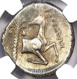 Ionia Ephesus Silver AR Tetradrachm Bee Stag Coin 300 BC NGC Choice VF