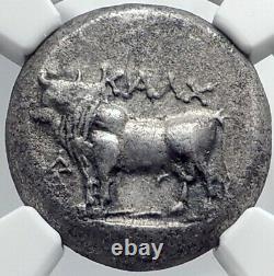 KALCHEDON in BITHYNIA Authentic Ancient Silver TETRADRACHM Greek Coin NGC i81815