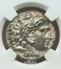 Kingdom Of Macedon Philip III Tetradrachm NGC Choice VF Ancient Silver Coin
