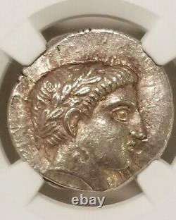 Kingdom Of Paeonia, Patraus Tetradrachm NGC Choice AU Ancient Silver Coin