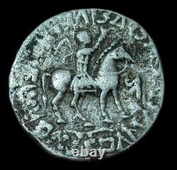 Kingdom of Indo Scythian, Tetradrachm Azes II Taxila Sirsukh mint