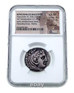 Kingdom of Macedon Alexander III 336-323 BC AR Tetradrachm Choice XF 4/5 3/5