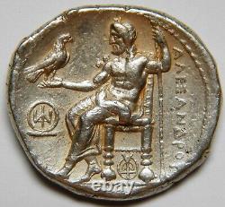 Kingdom of Macedon Alexander III (the Great) AR Tetradrachm 336-323 BC (Tyre) XF