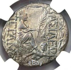 Kings of Armenia Tigranes II AR Tetradrachm Coin 95-56 BC Tyche NGC Choice XF