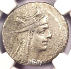 Kings of Armenia Tigranes II AR Tetradrachm Coin 95-56 BC Tyche NGC VF