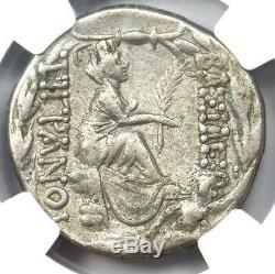 Kings of Armenia Tigranes II AR Tetradrachm Coin 95-56 BC Tyche NGC XF (EF)