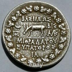 Kings of Pontos, Silver Tetradrachm Mithradates Eupator VI Ca. 120-63 BC