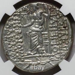 LARGE NGC XF Philip I 95-75 BC, Seleucid Kingdom Greek Tetradrachm Persian Coin