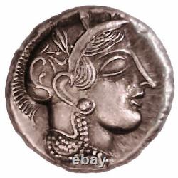 Lot Of 20 Coins Greek Greece Attica Athens Tetradrachm Silver Plate Owl Athena
