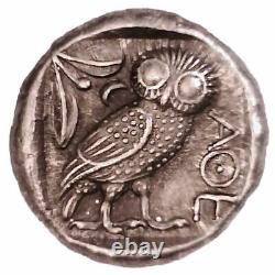 Lot Of 20 Coins Greek Greece Attica Athens Tetradrachm Silver Plate Owl Athena