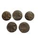 Lot Of 5 Ancient Greek Tetradrachm Coins Attica Owl Athena Rare Detector Find