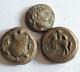 Lot Of Unresearched Ancient Silver/bronze Greek-roman Tetradrachm Turtle Coin