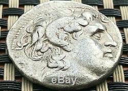 Lysimachos, King Of Thrace 305-281 Bc Ar Tetradrachm Alexander III & Athena
