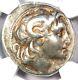 Lysimachus Ar Tetradrachm Lysimachos Thrace Coin 305-281 Bc Ngc Choice Fine