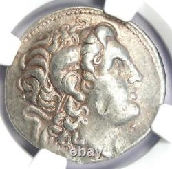 Lysimachus Silver AR Tetradrachm Lysimachos Thrace Coin 305 BC NGC Choice VF
