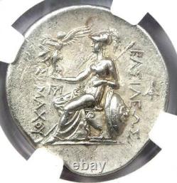 Lysimachus Thrace Silver AR Tetradrachm Lysimachos Coin 305 BC NGC Choice VF