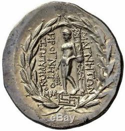 MAGNESIA ad MAEANDRUM in IONIA 155BC NGC Certified Ch AU Tetradrachm Greek Coin