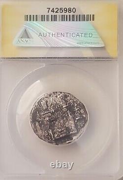 Macedon Chalcidian League Tetradrachm Lyre ANACS XF 40 Ancient Silver Coin