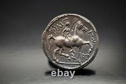 Macedon, Kings of. Philip II. 359-336 BC. AR Tetradrachm. Amphipolis mint. N95A