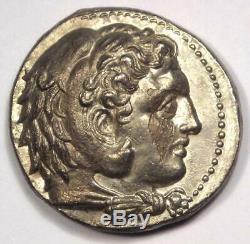 Macedon Philip III AR Tetradrachm Coin 323-317 BC Sharp AU Condition