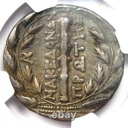 Macedon Under Rome First Meris AR Tetradrachm Silver Coin 167-148 BC NGC Fine