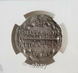 Macedon Under Rome Tetradrachm Artemis NGC VF Ancient Silver Coin
