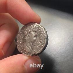 NERO Silver Tetradrachm 13.58g! 27MM Eagle Reverse Mint in Antioch, Syria