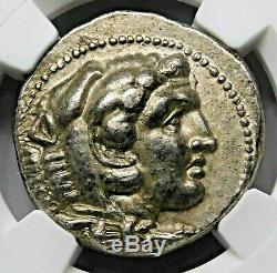 NGC AU 5/5-4/5. Alexander the Great. Exquisite Tetradrachm. Greek Silver Coin