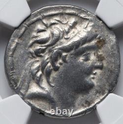 NGC Ch VF Seleucid Kingdom Antiochus VII 138-129 BC AR Tetradrachm Silver Coin