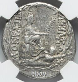 NGC Ch VF Tigranes II 95-56 BC, AR Tetradrachm Kings of Armenia, Armenian Coin