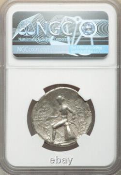 NGC F Seleucid Kingdom Antiochus III Great 222-187BC AR Tetradrachm Silver Coin