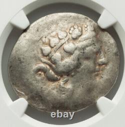 NGC Fine Greek Thrace Isle Of Thasos Tetradrachm 2nd-1st Century BC Silver Coin