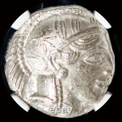 NGC MS 4/5 5/5 440-404 BC Ancients ATTICA Athens Silver tetradrachm 23mm