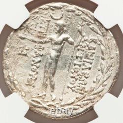 NGC VF Antiochus VIII Epiphanes, 121-96 BC Seleucid Kingdom, AR Tetradrachm Coin