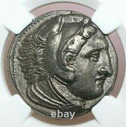 NGC XF Alexander III ancient greek silver coins AR Tetradrachm 336-323 BC MAX029
