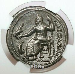 NGC XF Alexander III ancient greek silver coins AR Tetradrachm 336-323 BC MAX029