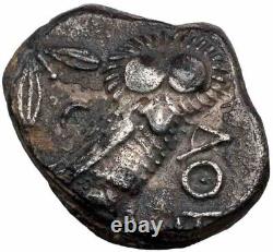 NGC XF Attica Athens Owl, Tetradrachm Thick Silver Coin 393-294 BC, Greek Athena