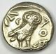 Near East / Egypt Athena Owl Athens Tetradrachm Coin (400 Bc) Xf Details (ef)