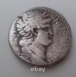 Nero AR Tetradrachm Roman Coin 14.9g Laureate Head / Eagle 54-68 A. D
