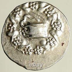 PERGAMON MYSIA Ancient Silver Cistophoric Tetradrachm Greek Coin SNAKES i101444
