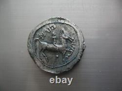 PHILIPP II DANUBE REGION ANCIENT EAST CELTIC SILVER TETRADRACHM 4-2 ct. 12,91 gr