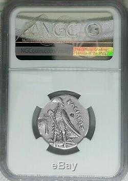 PTOLEMY II Philadelphos Egypt Ancient 261 BC. Silver Greek Tetradrachm NGC Coin