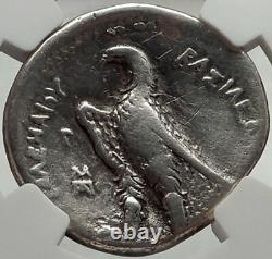 PTOLEMY I Soter Authentic Ancient 305BC Silver Greek Tetradrachm Coin NGC i68283