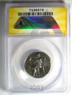 Philip III Alexander the Great III AR Tetradrachm Silver Coin 323 BC. ANACS VF30
