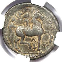 Philip II AR Tetradrachm Zeus Silver Celts Greek Coin 300 BC NGC Choice Fine