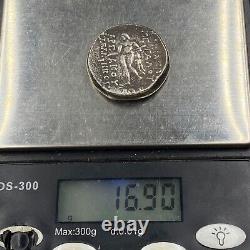 Philip II AR Tetradrachm Zeus Silver Greek Coin 359-336 BC VF 22.7mm